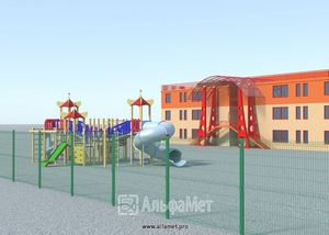 2D ограждения для школ и детских садов в Казани