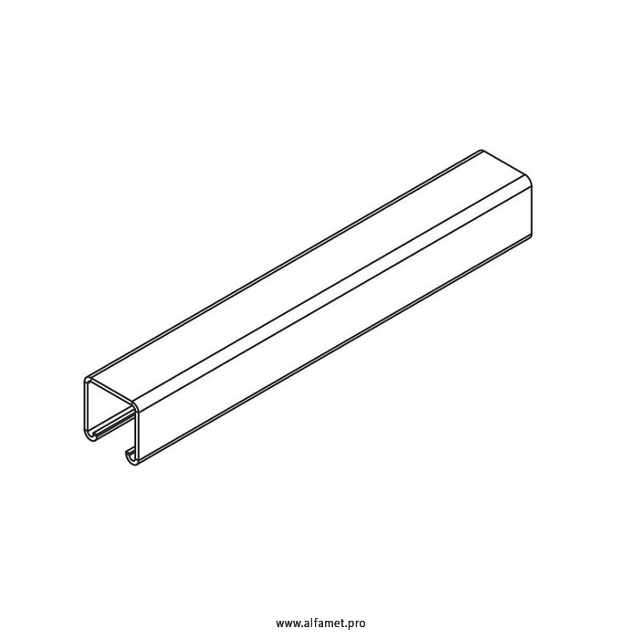 Монтажный профиль СТРАТ неперфорированный 41х41х3000 (2 мм)